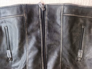 Chaqueta Desigual efecto piel desgastada