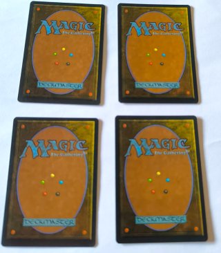 Lote 4 Cartas Magic The Gathering Italianas