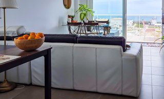 Sofá Chaiselongue Negro y Blanco