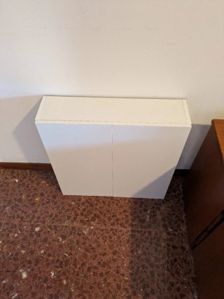 Armario de baño pequeño blanco