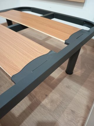 Somier 80x190 cm. Láminas de 17 cm