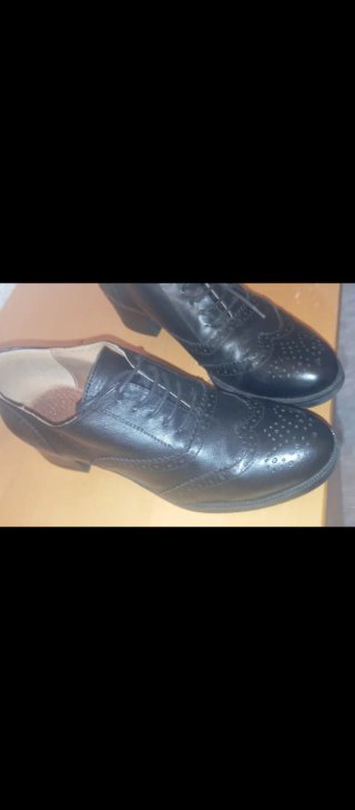 Zapatos mujer Oxford de piel