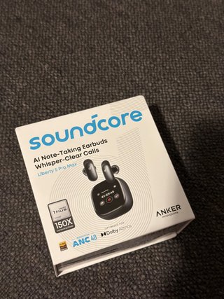 Soundcore Liberty 5 Pro Max Auriculares Negros