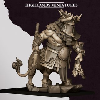 Minotauro Enano Highlands Miniatures