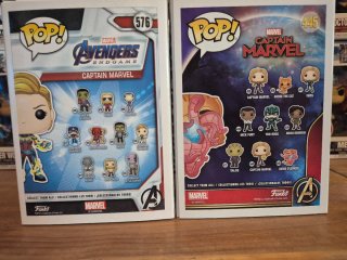 Funko Pop! Capitán Marvel y Goose (Flerken)