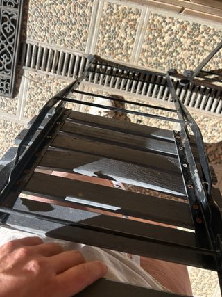 4 Sillas Plegables Ikea Madera y Metal