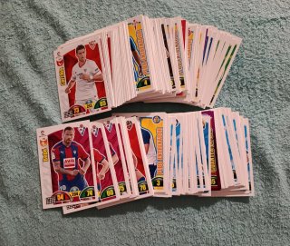 ADRENALYN 2017/18 LOTE DE 195 CROMOS SIN REPETIR