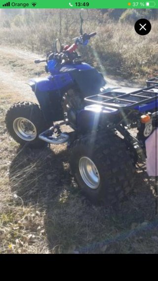 Quad Yamaha Warrior 350 Azul