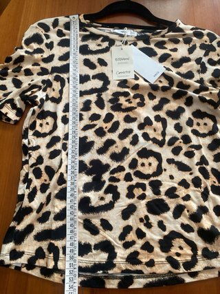 Camiseta Mango Animal Print Talla M