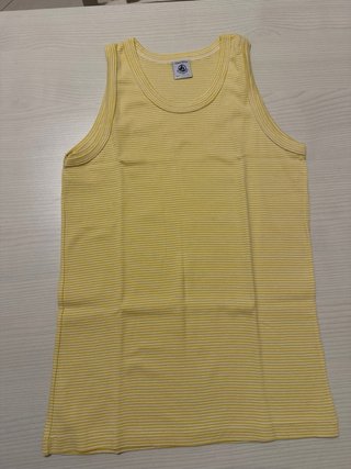 2 Canotte Petit Bateau righe con boxer coordinati