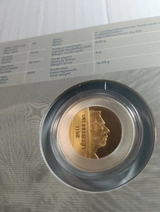 Luxemburgo 5€ 2011 Loutre d'Europe