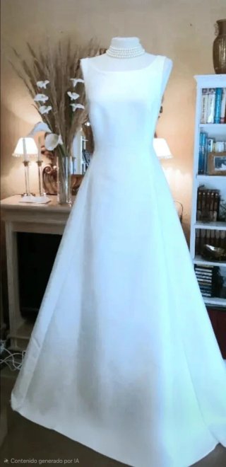 Vestido de Novia Cyberline Minimalista