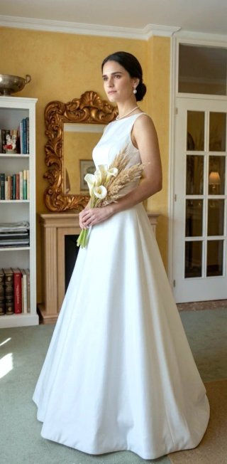 Vestido de Novia Cyberline Minimalista