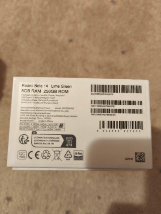 Telefono mobile Xiaomi Redmi Note 14, 256GB 8GB RAM