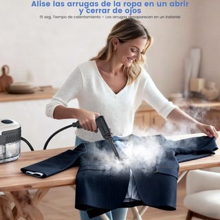 Limpiador Vapor Portátil 2500W Vaporeta Mano