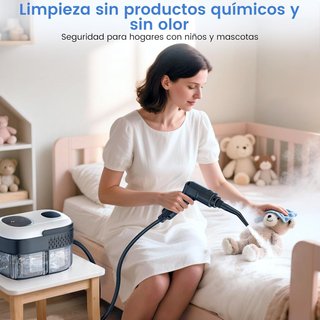 Limpiador Vapor Portátil 2500W Vaporeta Mano