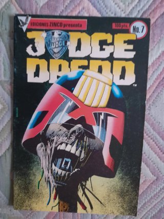 Cómic Judge Dredd lote.