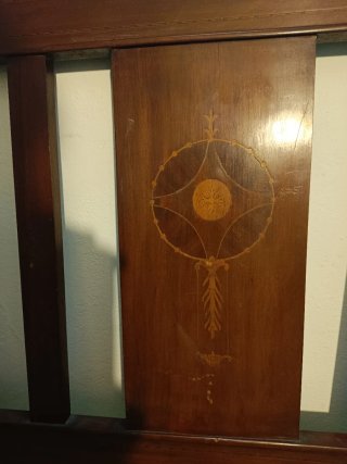 Cabecero  muy antiguo d origen ingles d '1'35,1'05