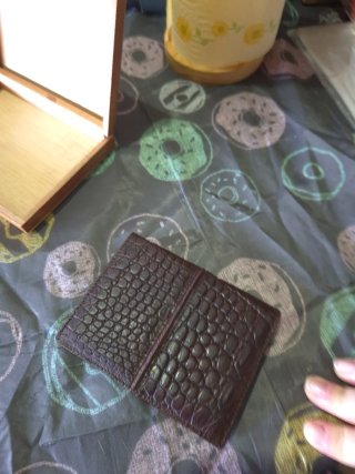 Cartera de piel auténtica para hombre