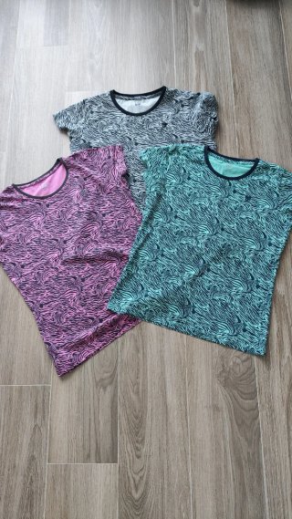 Lote 3 Camisetas Animal Print
