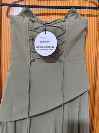 Vestido largo y Bufanda de BABYBOO nuevos