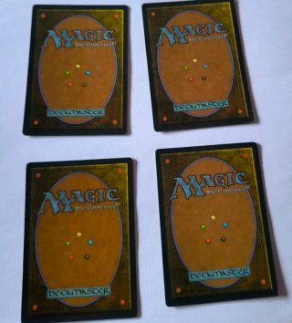 Lote 4 cartas Magic The Gathering Italianas