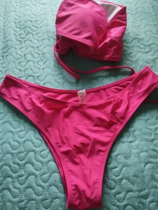 Bañador rosa chica