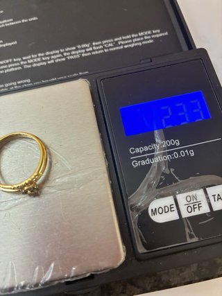 Anillo Oro 18k Diamantes y Aguamarina Natural