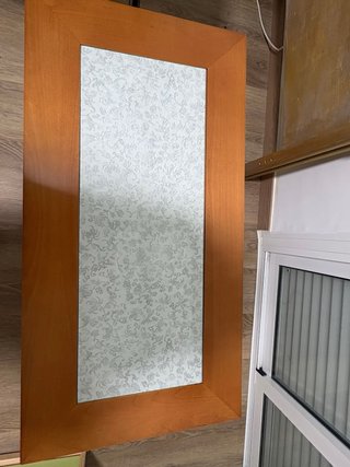 Mesa de centro madera y cristal