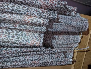 Vestido estampado animal print