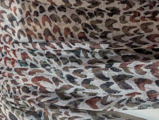 Vestido estampado animal print