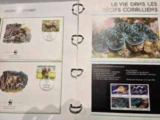 2 Álbumes Sellos WWF Panda