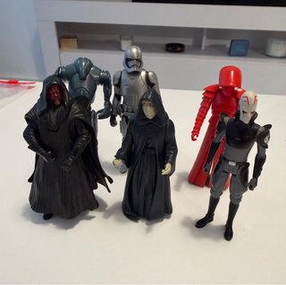 Lote 6 Figuras Star Wars Hasbro Kenner y disney