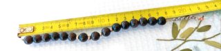 Pulsera Obsidiana Dorada Plata 925 12mm