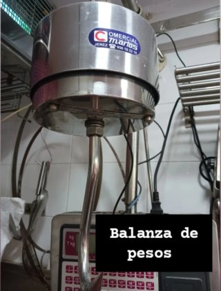 Balanza de peso colgante