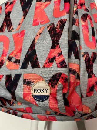 Mochila Roxy Gris y Roja