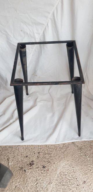 Estructura Mesa Vintage Negra Metal