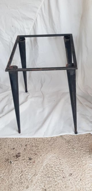 Estructura Mesa Vintage Negra Metal