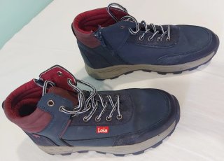 Botas Lois Talla 39 Azul/Rojo