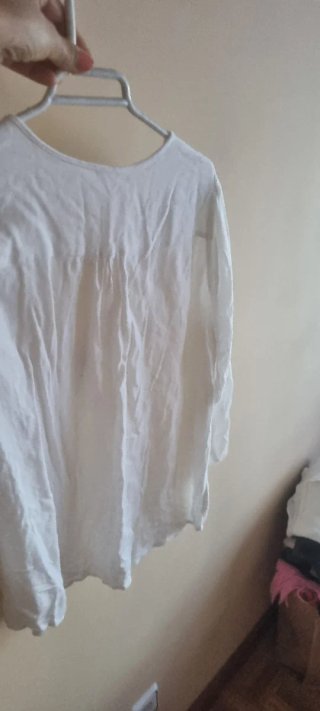 Blusa Stradivarius Blanca Talla S