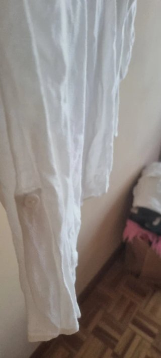 Blusa Stradivarius Blanca Talla S