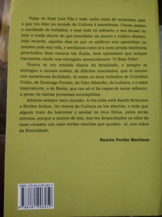 Anacos literarios de X.L. Vila Fariña - 50 anos...