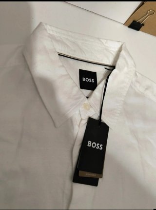 Camisa BOSS Blanca Hombre 100% Lyocell