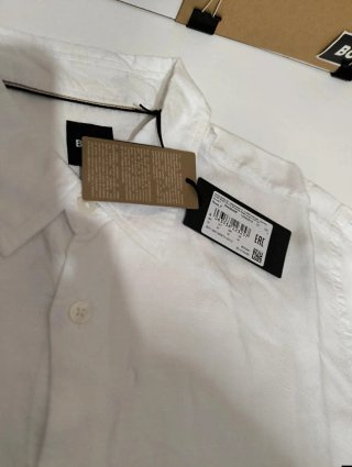 Camisa BOSS Blanca Hombre 100% Lyocell