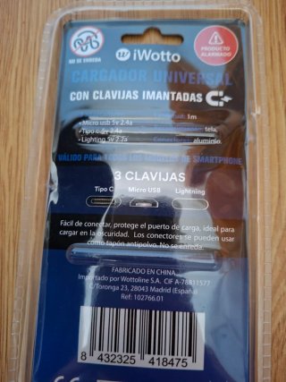 Cargador iWotto Universal Magnético
