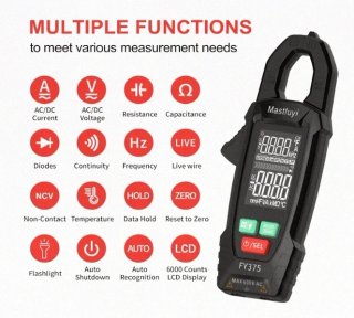 Multimetro Digitale Mastfuyi FY375 T-RMS