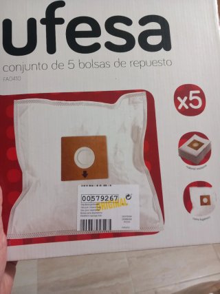 Aspirador con bolsa Ufesa