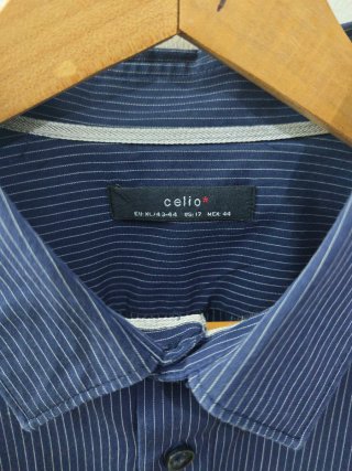 Camisa de hombre manga larga XL celio