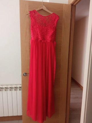 Vestido fiesta rojo