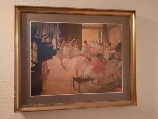 Cuadro La clase de baile Edgar Degas